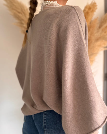 PULL LENA - TAUPE