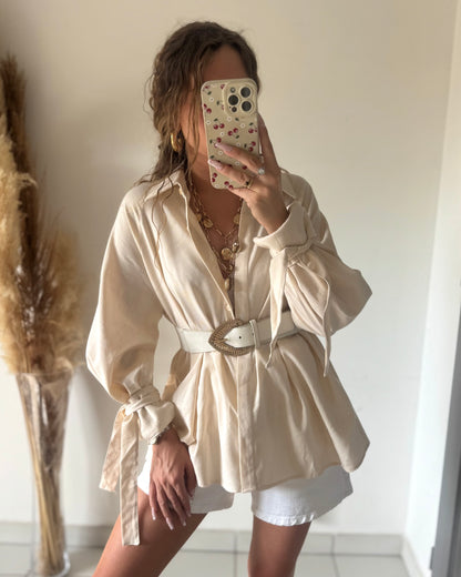 CHEMISE ALIZEE - BEIGE