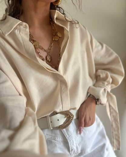 CHEMISE ALIZEE - BEIGE