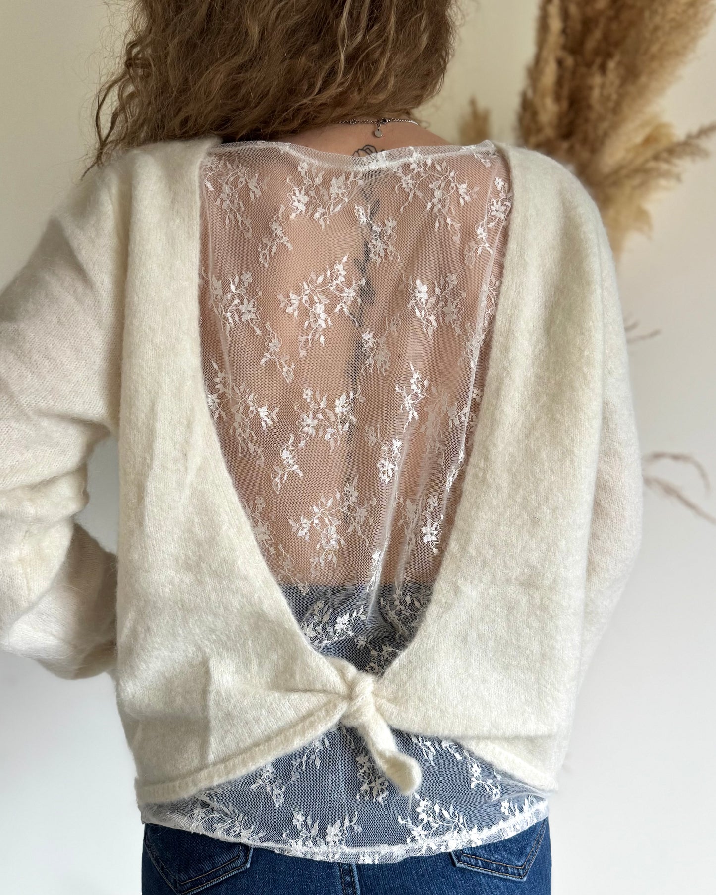 PULL CATALEYA - ECRU