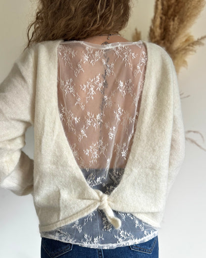 PULL CATALEYA - ECRU