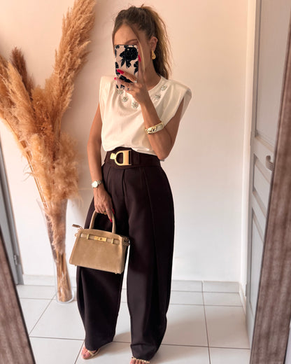 PANTALON CHOCOLAT