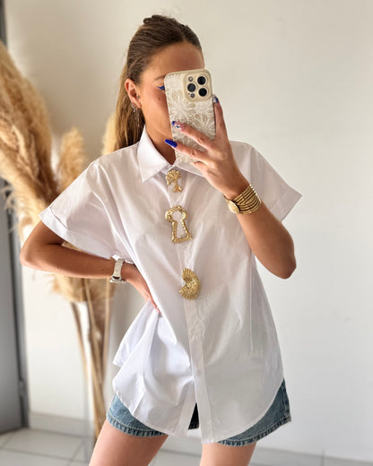 CHEMISE CALYPSO - BLANCHE