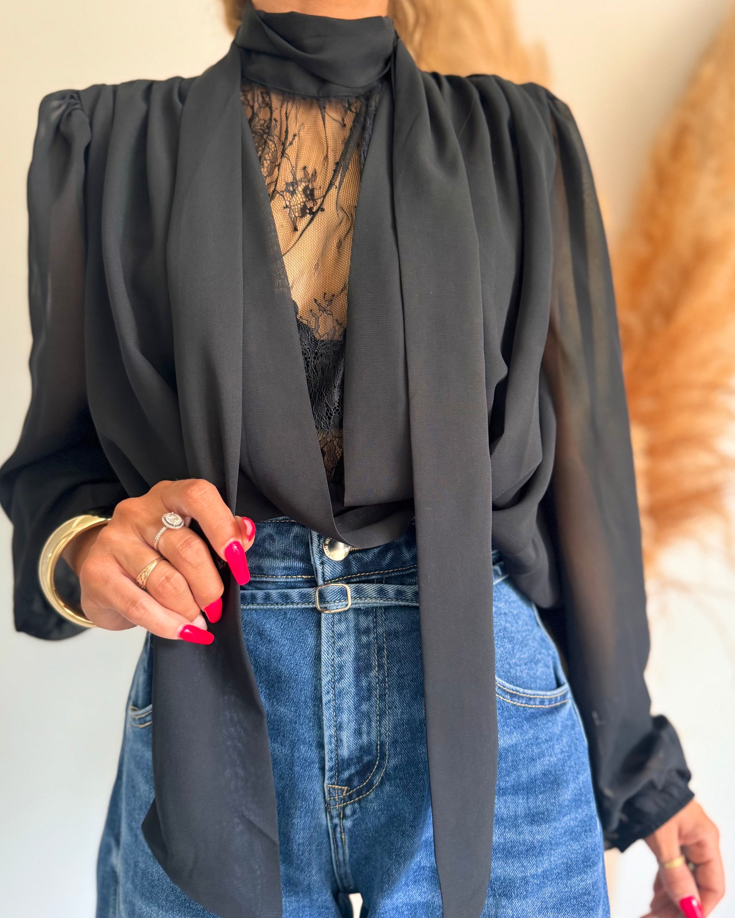 BLOUSE LORIE 2 - NOIR