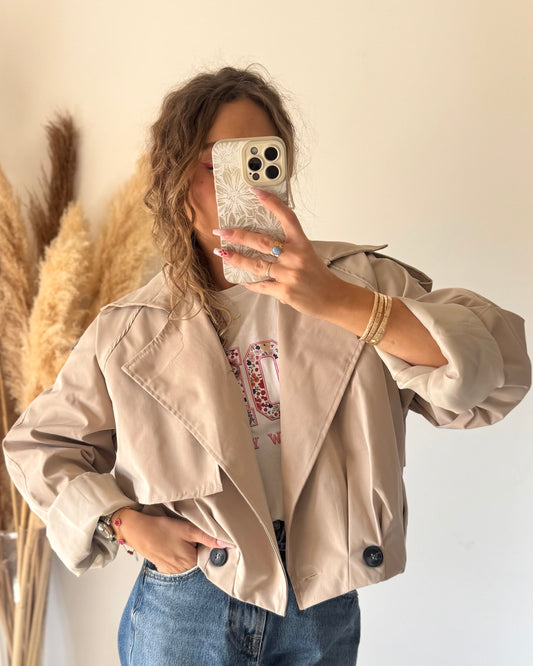 TRENCH COURT - BEIGE