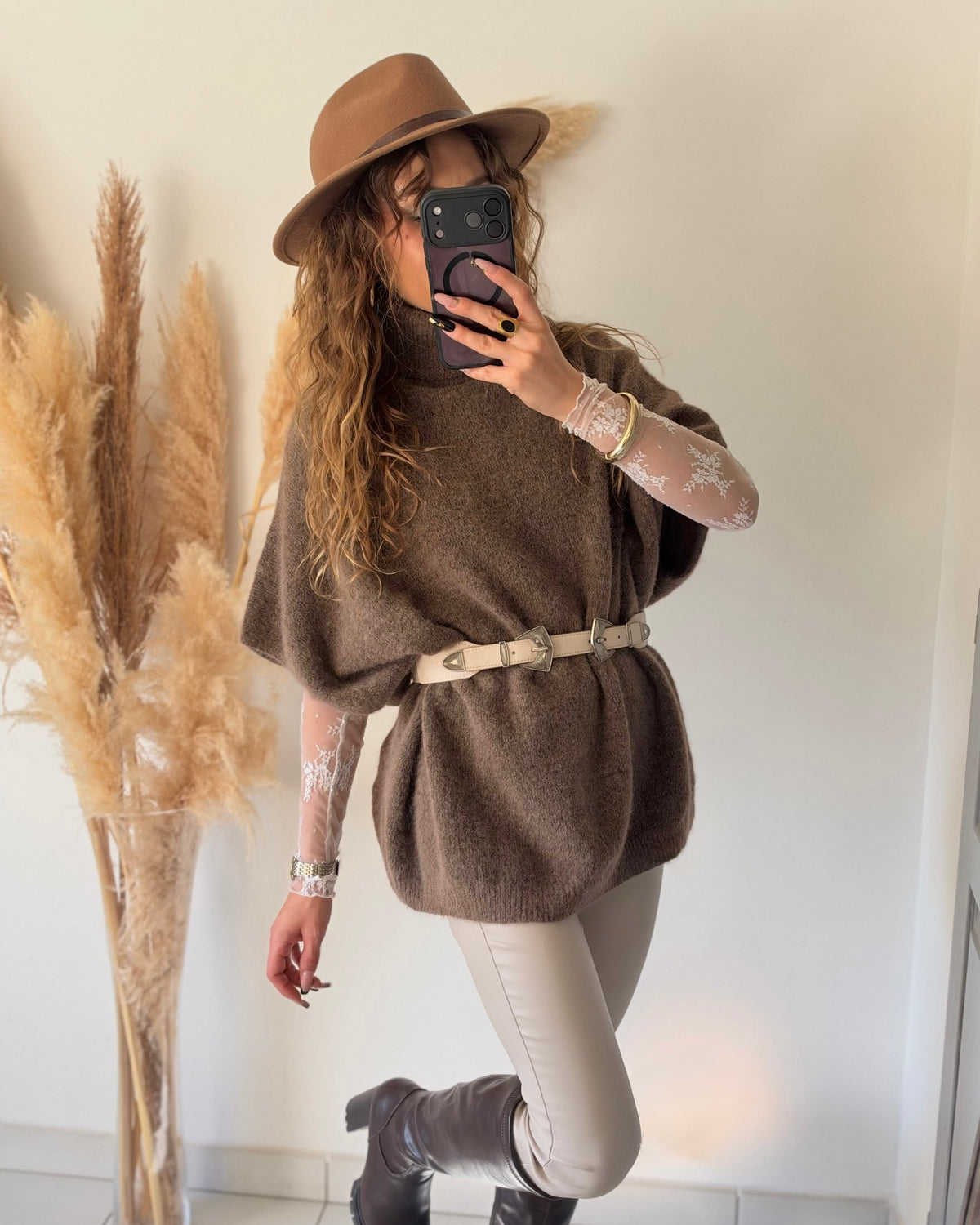PULL ROMY - TAUPE