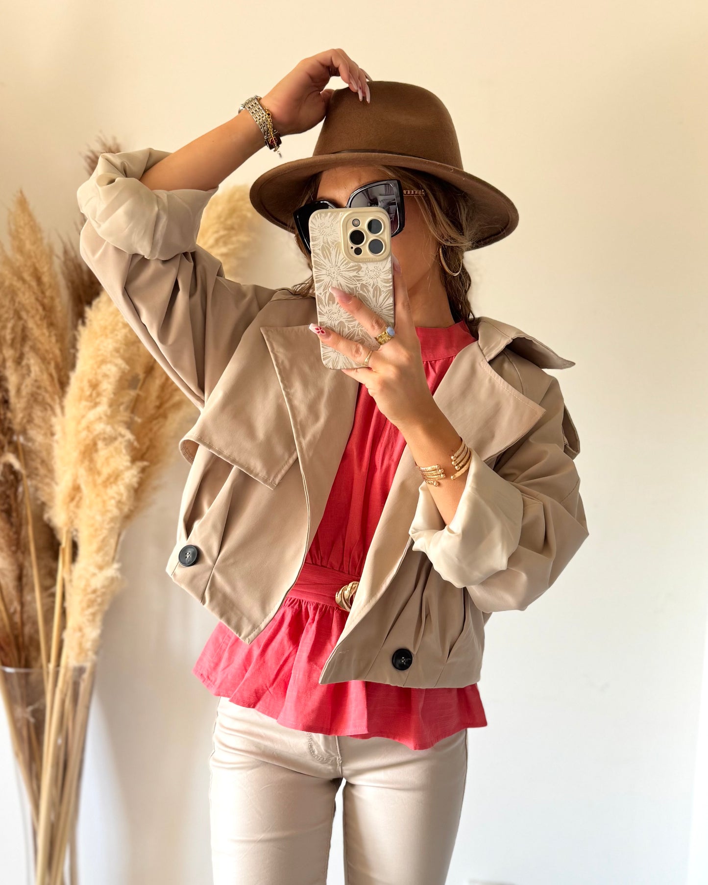 TRENCH COURT - BEIGE
