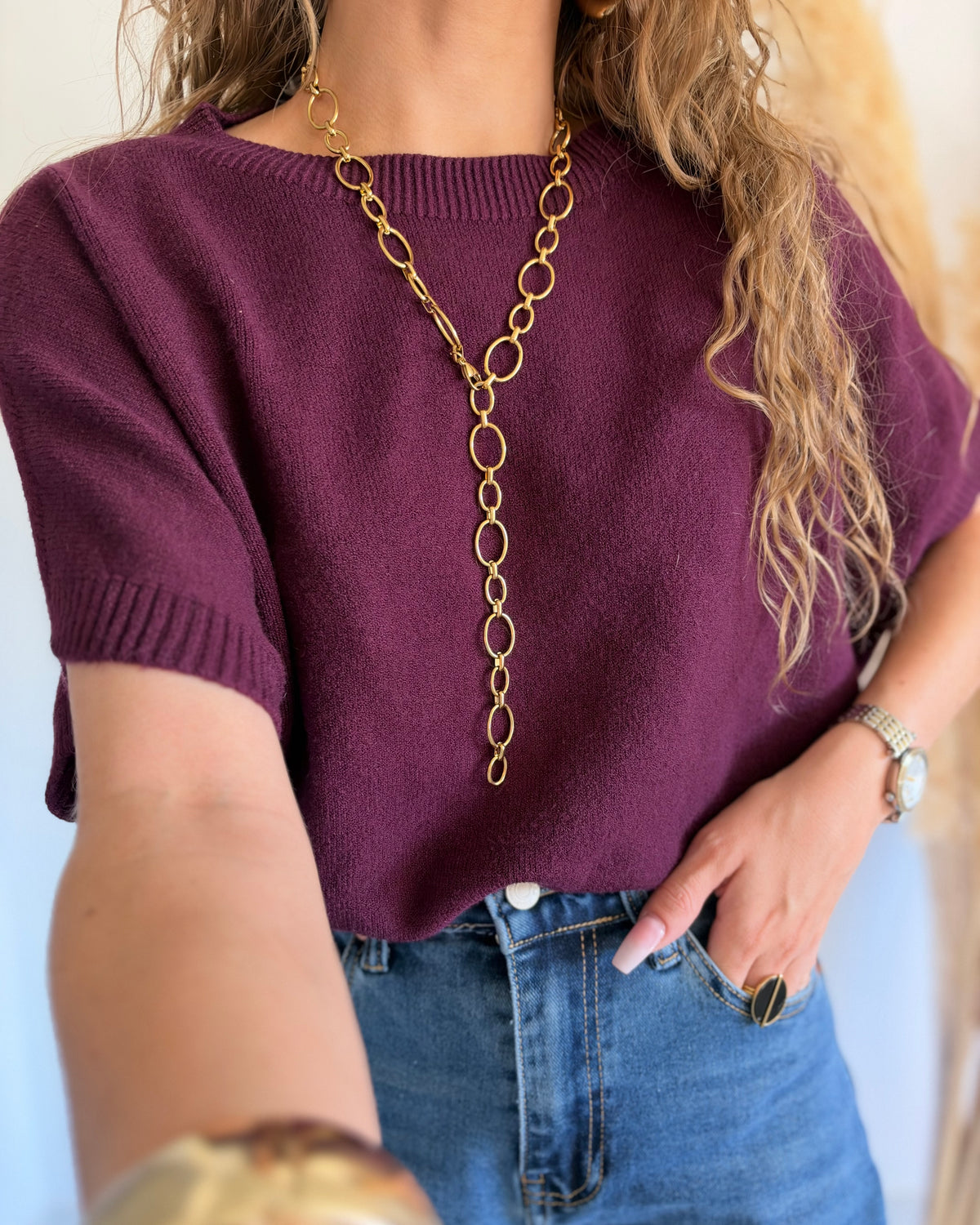 PULL EVA - BORDEAUX