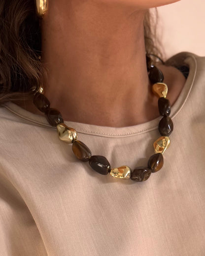 COLLIER - CHOCO