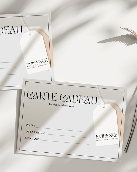 CARTE CADEAU