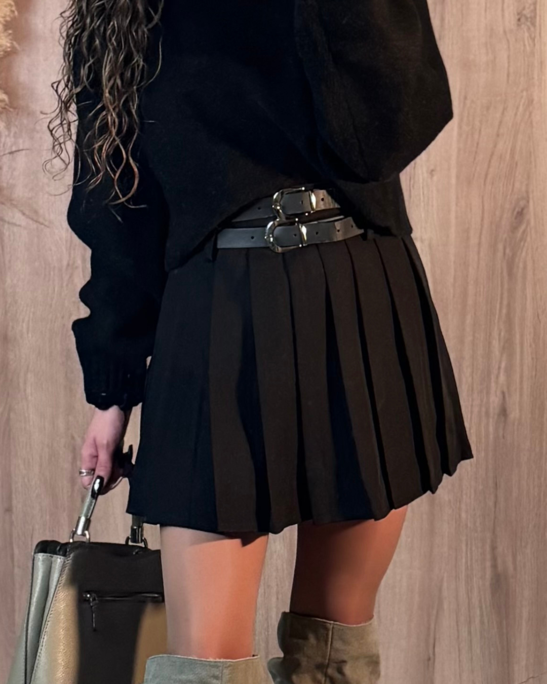 jupe short noir
